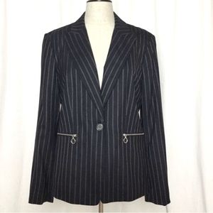 💥Michael Kors - Navy Pinstriped Jacket
